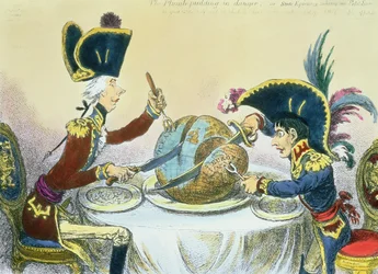 A veszélyben lévő szilvapuding, 1805